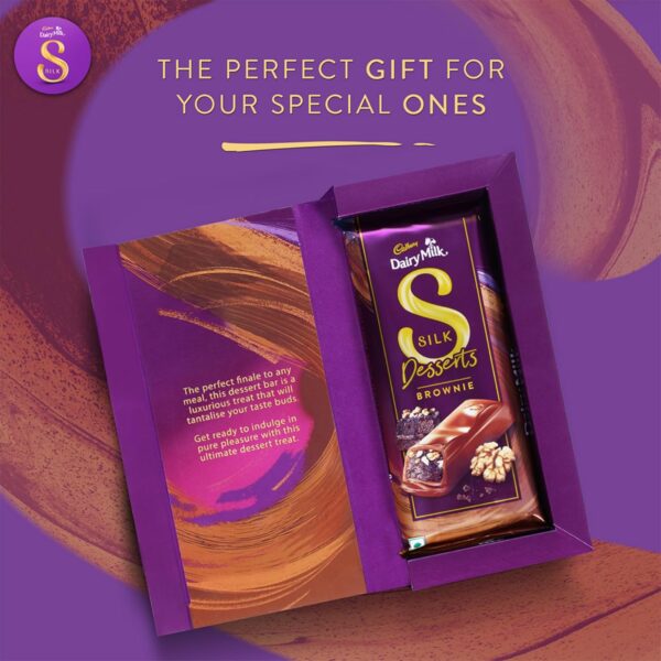 Cadbury Dairy Milk Desserts – Walnut Brownie Flavour Chocolate Bar | Indulgent Dessert-Inspired Milk Chocolate, 36g - Image 3